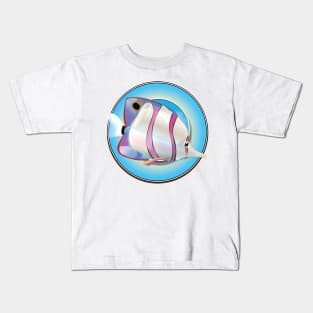 Angel fish cartoon logo Kids T-Shirt